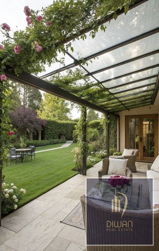 Standalone villa (260 sqm) for sale in the most prestigious compound in New Cairo's Fifth Settlement—Hyde Park—located near the AUC and Al-Tesaeen - Widok 2
