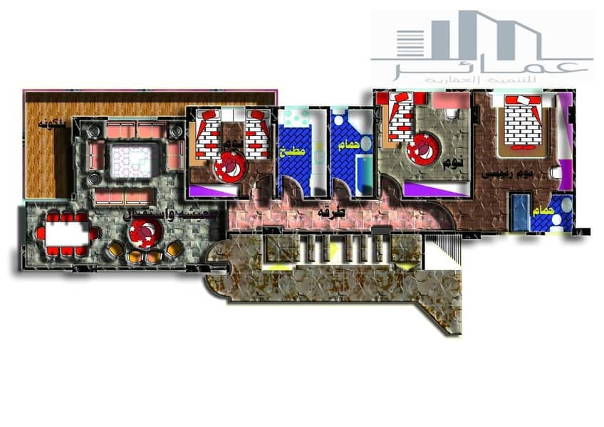 185 sqm Front Apartment for Sale in Shorouk City | Near Green Hills Club - Aanzicht 4