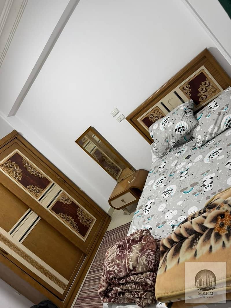 Furnished apartment for rent in Gardenia Heights 1, near Fathallah Market, 200 sq m, ground floor, 3 rooms and 2 bathrooms, priced at 18,000 - Widok 5
