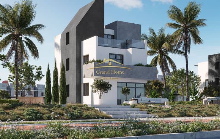 twin house for sale 246m at Rivers tatweer misr at new zayed beside dejoya and lugar and hills of one and jirian and elora and solana west - Widok 5