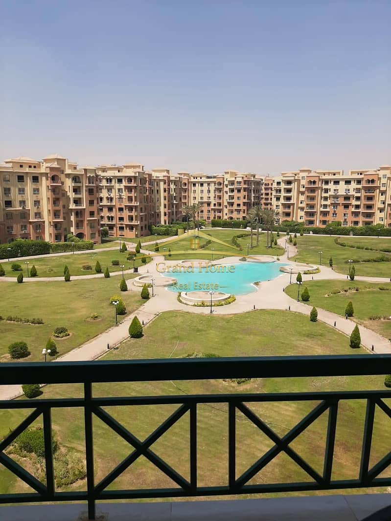 Apartment for sale, 190 sq m, ready for immediate occupancy, Rehab City Compound, Hadayek October, opposite Sun Capital Compound, Kalma Compound, Isol - Vista 2
