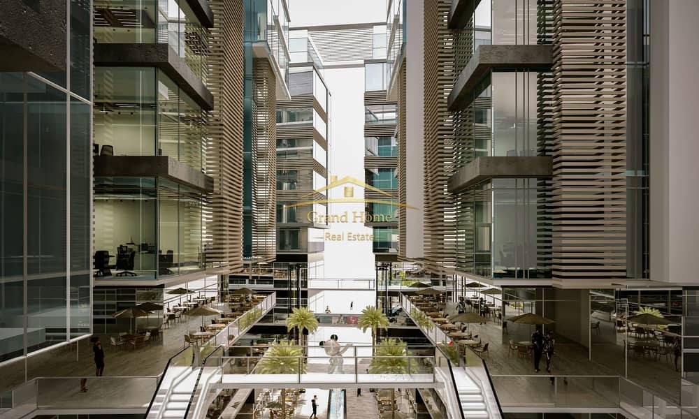 Office for sale, 22 sq m, Ninth Hub Mall, near Sun Plaza, O Plaza, Cairo Plaza, Centrada, Downtown, Family Mall, and Plaza Axis. - Vista 5