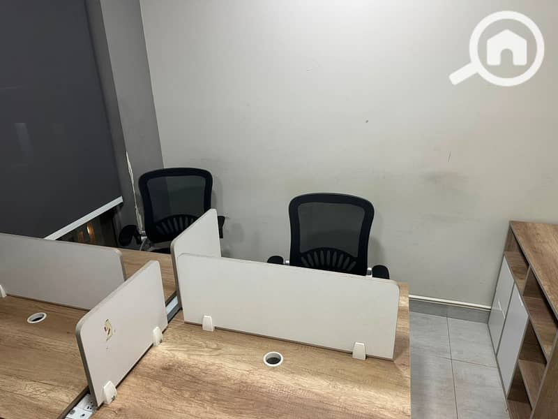 “For rent: 80 sqm front-facing office with a premium double view and air conditioning in Courtyard, Sheikh Zayed. ” - Widok 4