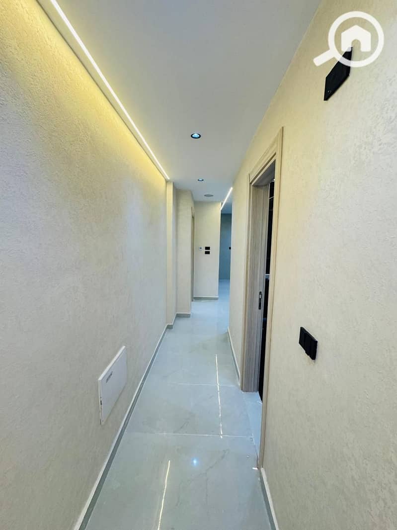 Finishing 2027 for those who want luxury and safe investment++ and elegant housing VIP++ and before the new prices behind the central axis and behind Najda Square in front of Emad Ragheb Mosque on Al-Kafrawi directly in the fourth district, neighborhood five, Al-Mustasharīn district, next to Royal Egyptian School and the Nile next door. - Mehr