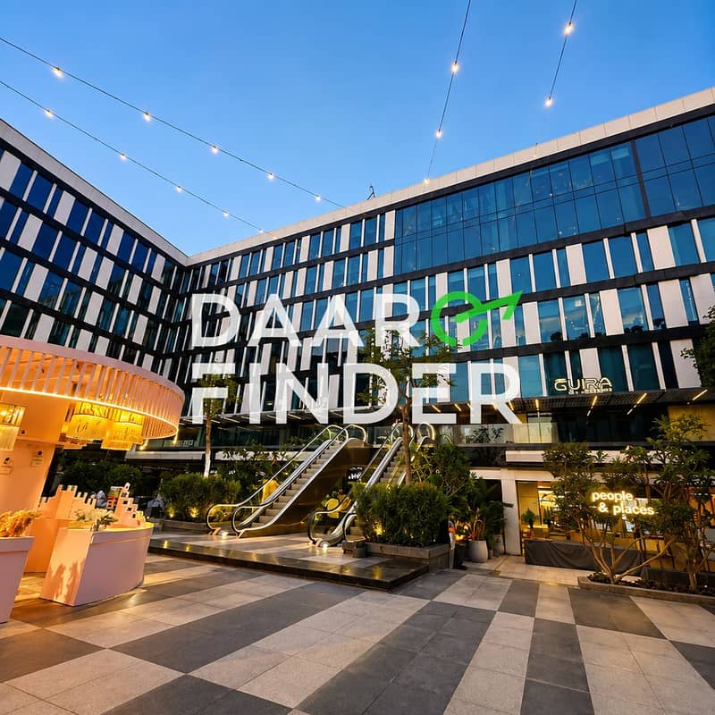 121 SQM Office for Rent in Park Street Sheikh Zayed | Fully Finished with ACs | Plaza View - Vista 3