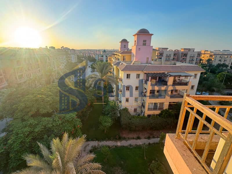 Furnished apartment for rent in Bahgat View,Dreamland. Features a beautiful landscape view. Located behind Media City,near Mall of Egypt, 6th of October - Aanzicht 3
