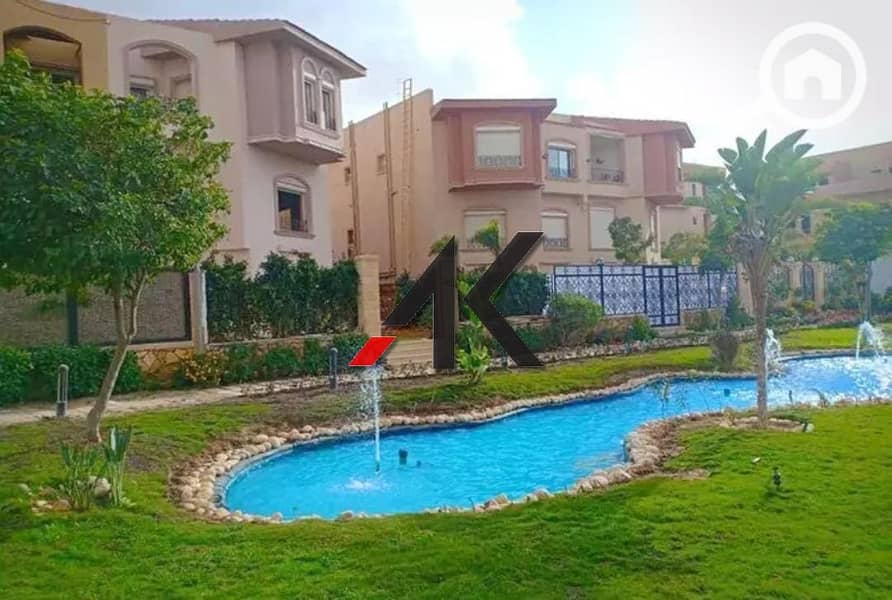 Standalone villa L880m. 3/4 Finished with pool For Sale in Moon Valley 1 - New Cairo - Widok 3