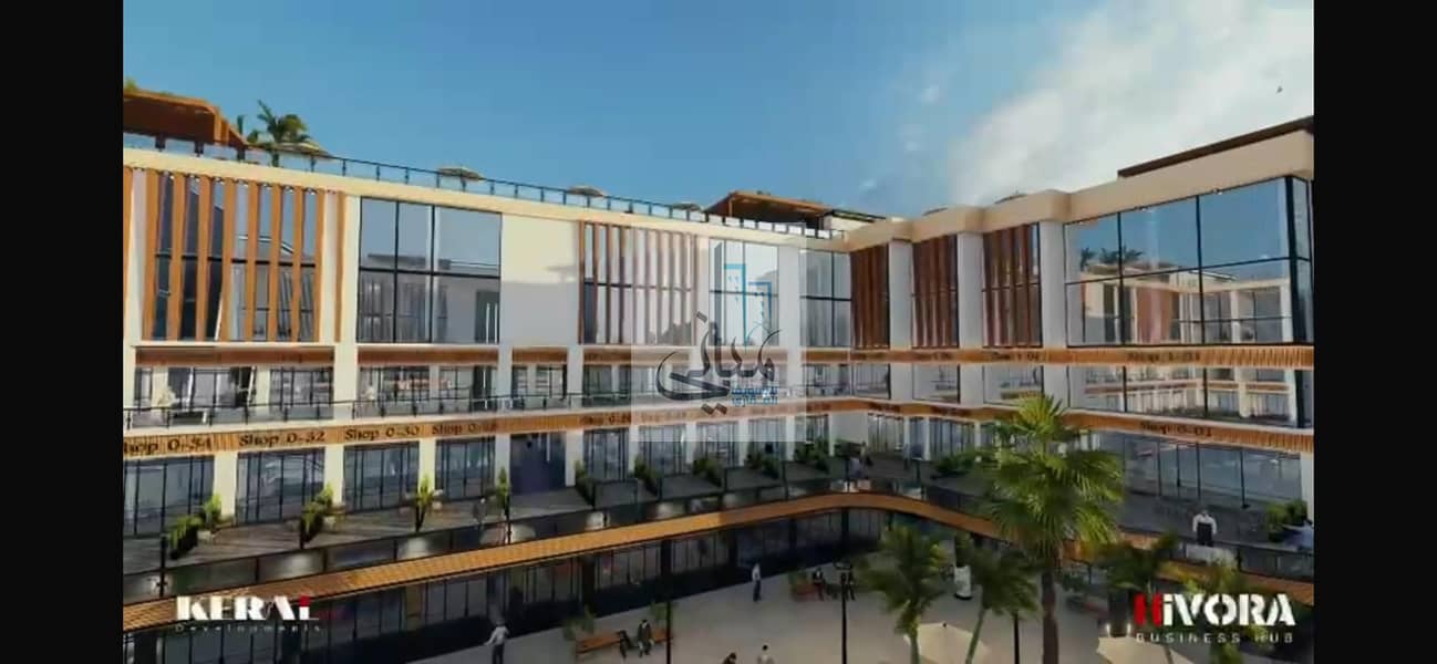 Office for Sale in 6 of October City With installment, Super Deluxe Finishing With AC's, 55 M - Widok 4