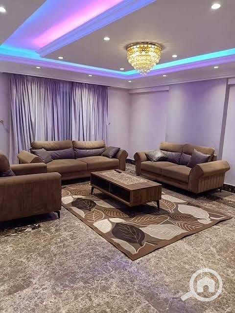 Furnished apartment 140m for annual rent / Al-Ibrahimiya near Al-Bira Company and Abu Qir street, first equipped with air conditioning - Widok 2