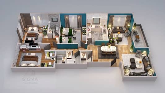 3 Bedroom Flat for Sale in New Cairo, Cairo - استلم وحدتك فى شمال الرحاب 3 Bedroom Flat for Sale in New Cairo, Cairo - استلم وحدتك فى شمال الرحاب