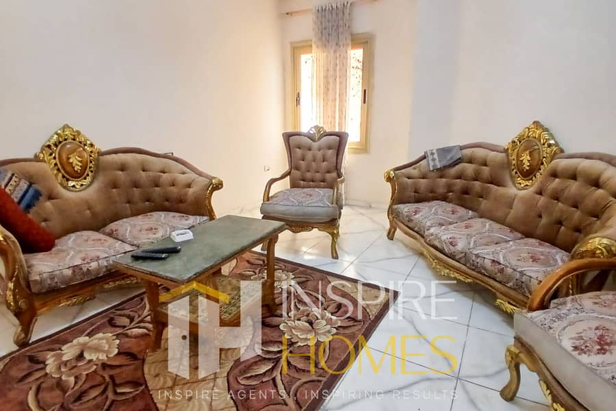 Furnished Apartment for Rent with a Direct Sea View in Ibrahimia - Widok 2