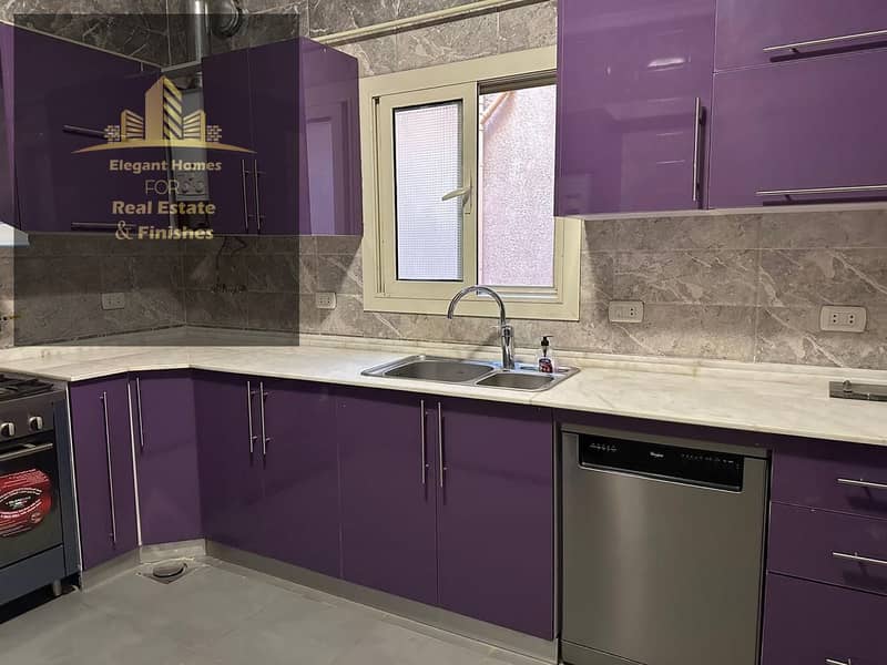 185 SQM Fully Furnished Apartment for Rent in Hayati Residence, First Settlement | Near Al Rehab - Mehr