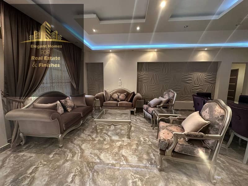 185 SQM Fully Furnished Apartment for Rent in Hayati Residence, First Settlement | Near Al Rehab - Ansicht 2