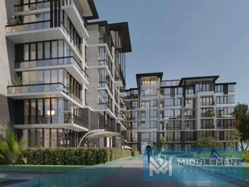 Apartment for Sale 205m Direct on 90 Street Fully Finished with ACs in The View Waterway New Cairo - Widok 4