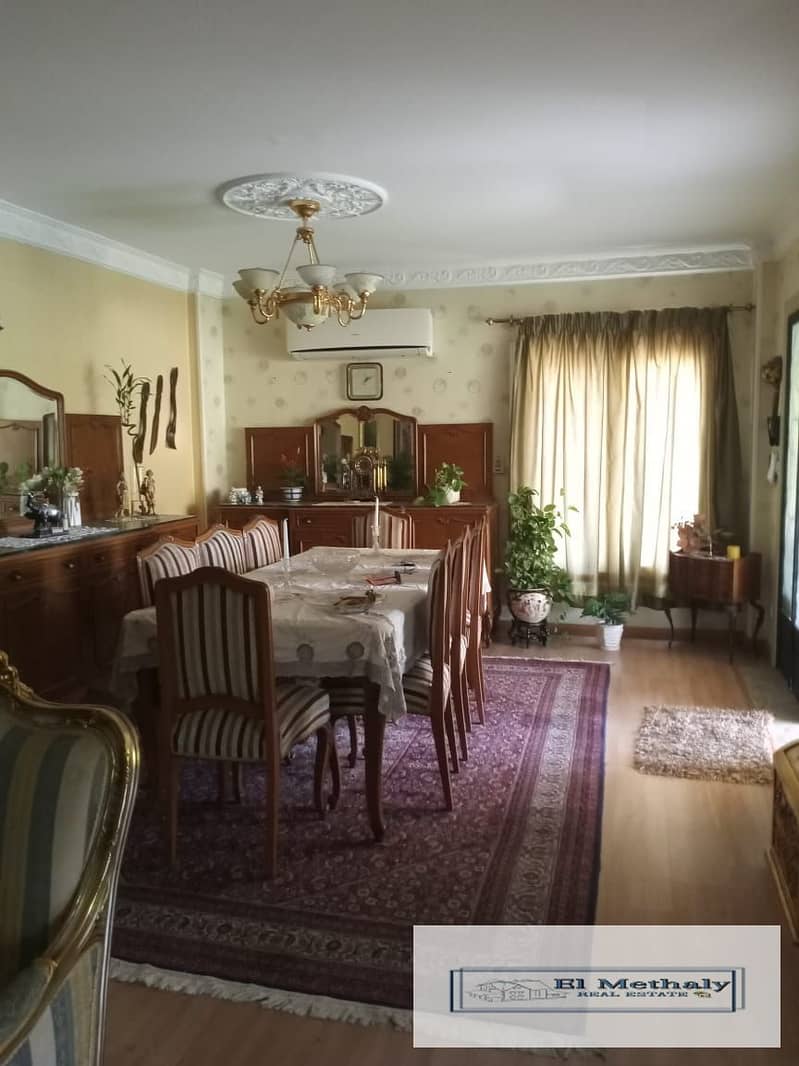 An opportunity for those interested in a ground-floor apartment with a garden (freehold) for sale in Al Rehab City, located opposite Al Rehab Mall 2. - Vista 4