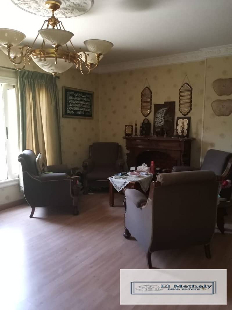An opportunity for those interested in a ground-floor apartment with a garden (freehold) for sale in Al Rehab City, located opposite Al Rehab Mall 2. - Vista 5