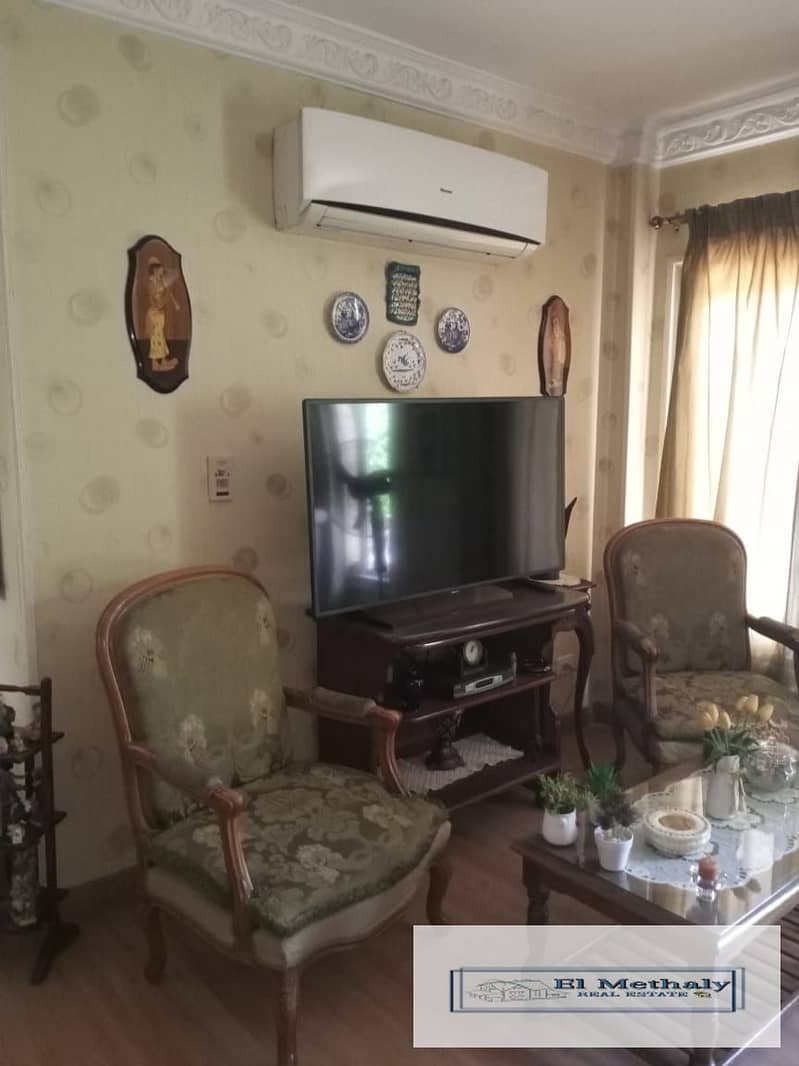 An opportunity for those interested in a ground-floor apartment with a garden (freehold) for sale in Al Rehab City, located opposite Al Rehab Mall 2. - Vista 6