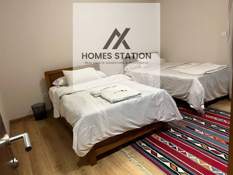 Fully Furnished Apartment with Garden for Rent in Cairo Festival City, New Cairo - Aanzicht 5
