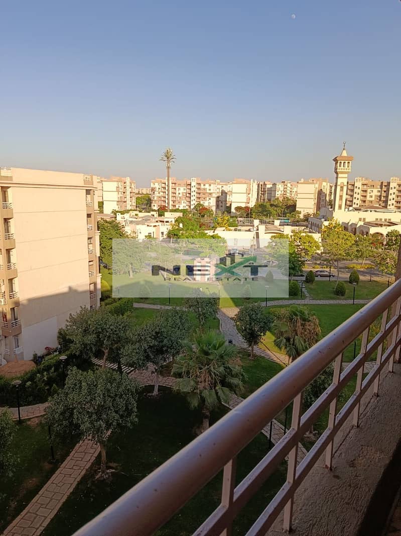 Apartment for rent in Madinaty at the lowest price, best location, and best view in B6. Area: 103 square meters. Layout: 3 bedrooms + 2 bathrooms + re - Widok 2