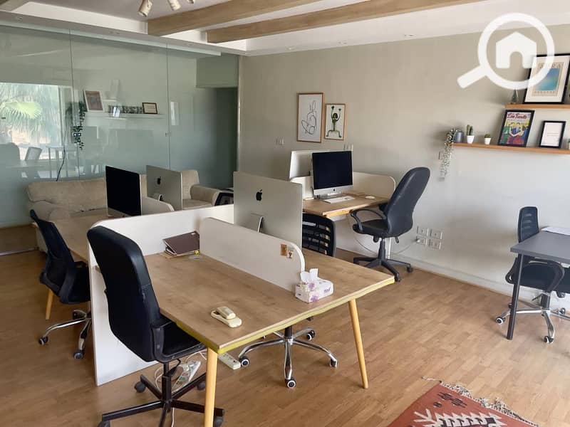Office with air conditioning for rent in Daqahlia, Maadi, 3 rooms - Widok 3