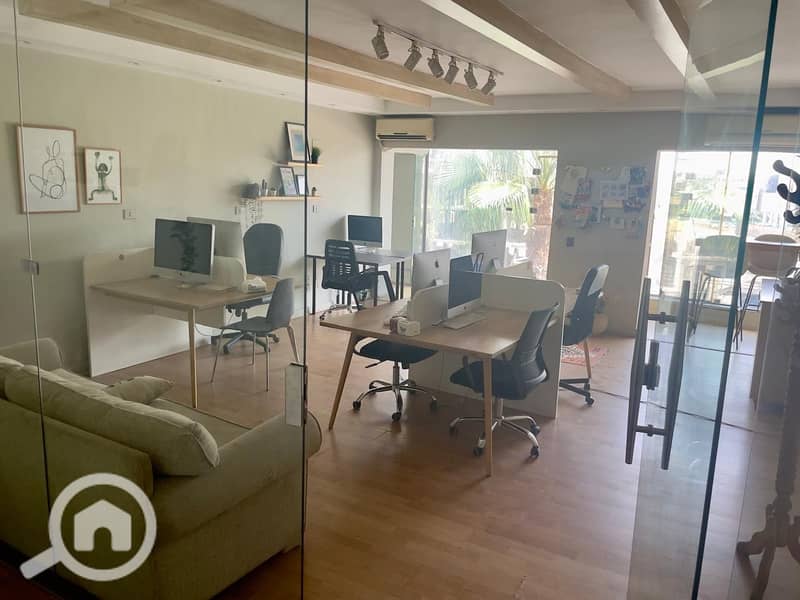 Office with air conditioning for rent in Daqahlia, Maadi, 3 rooms - Widok 5