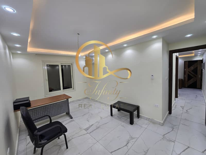 Administrative headquarters for rent with air conditioning only in Al-Hijaz Gran Plaza Tower near the Ring Road, Carrefour, and Fifty Mall, Zahraa Maadi. - Ansicht 6