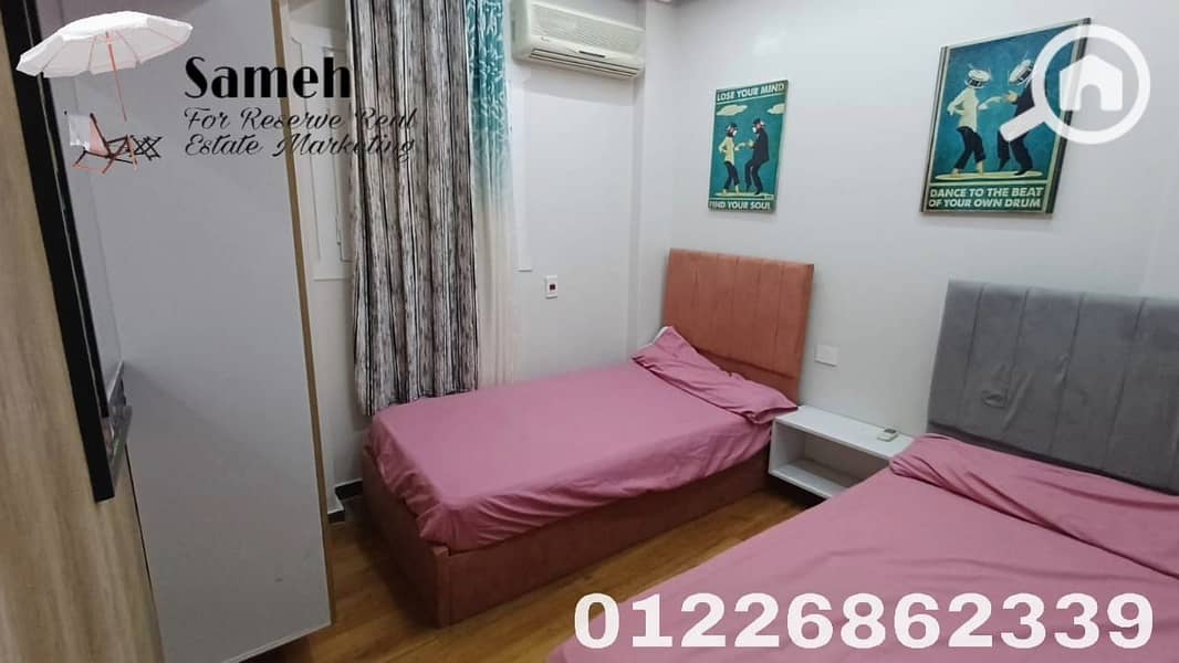 Ground floor chalet for rent with a garden in the North Coast, Lotus Village, KM 90, 100 square meters. - Bild 5