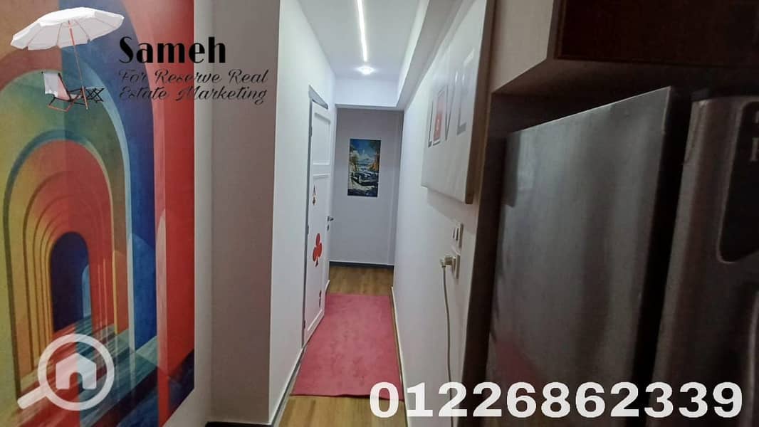 Ground floor chalet for rent with a garden in the North Coast, Lotus Village, KM 90, 100 square meters. - Fler