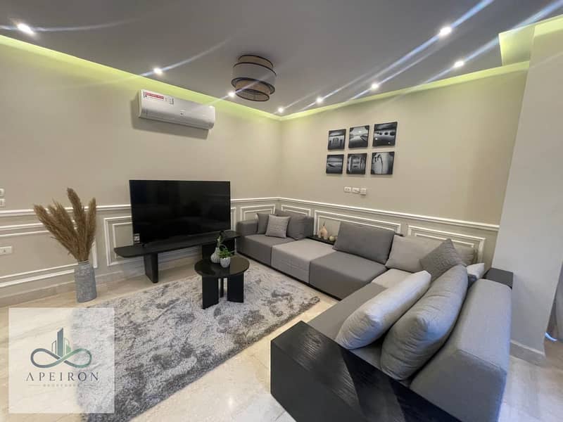 Luxury Ground Floor Apartment for Rent in Lake View Residence | 2 Bedrooms | 130 sqm + 96 sqm Garden | Prime Location | EGP 80,000 - Fler