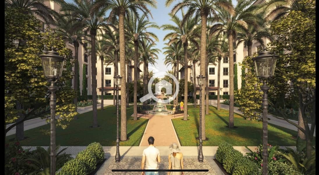Townhouse for sale inside Village West Compound, Sheikh Zayed. Built-up area: 223 sqm, land area: 224 sqm (ground + first) without finishing, very prime location. - Aanzicht 3