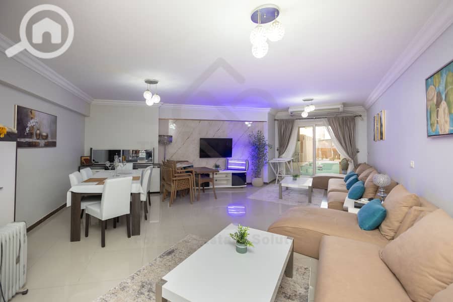 Furnished apartment for rent, 185 sq m, Montazah (Marseille Florence Compound) - Vista 2
