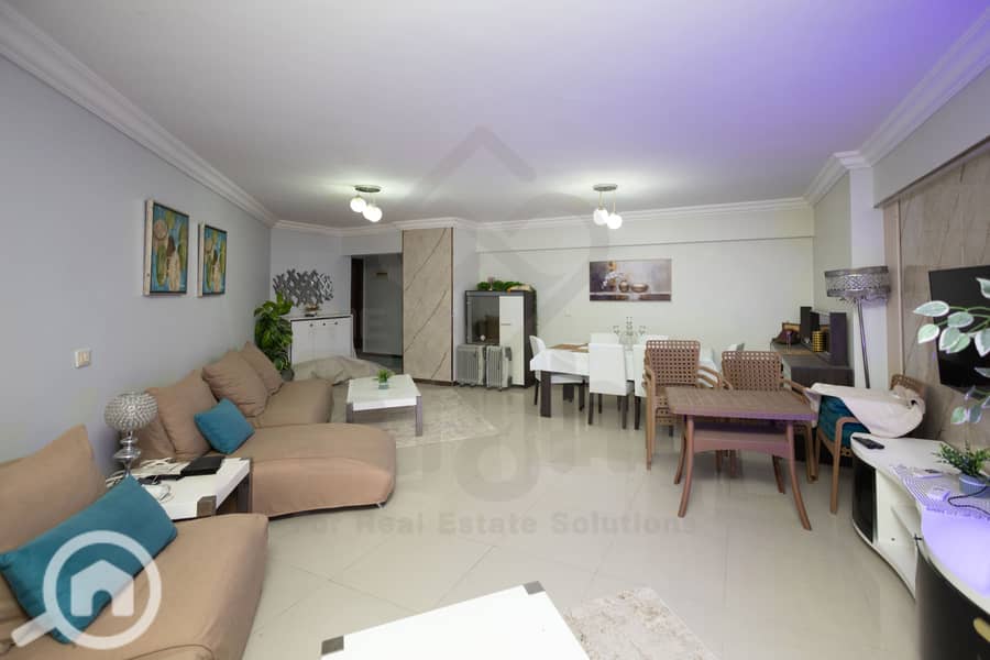 Furnished apartment for rent, 185 sq m, Montazah (Marseille Florence Compound) - Vista 3