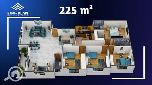 4 Bedroom Flat for Sale in Sheikh Zayed, Giza - 7. png