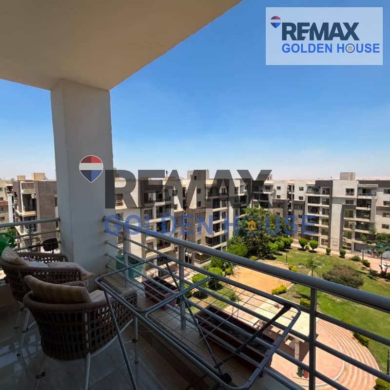 Super Lux Finished Apartment for Sale | Dar Misr – Phase 1 | El Shorouk City Prime location with a Garden View overlooking Green Hills Club. - Widok 2