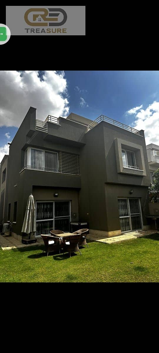 semi furnished Standalone villa for rent in PK2 - new cairo - Vista 3