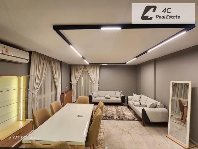 Fully furnished apartment with a private garden at the lowest price in Taj City directly opposite the airport with a distinctive layout ready for view - Bild 2
