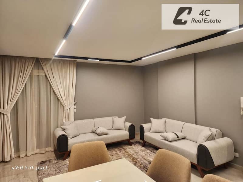 Fully furnished apartment with a private garden at the lowest price in Taj City directly opposite the airport with a distinctive layout ready for view - Bild 6