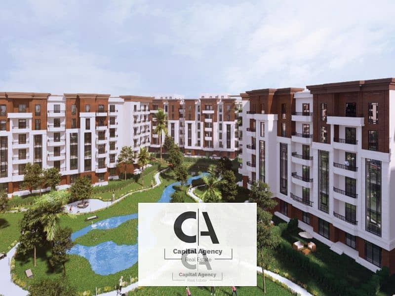 Apartment for sale 130 meters fully finished in the heart of the Fifth Settlement next to the American University | With a down payment of only 10% | - Widok 3
