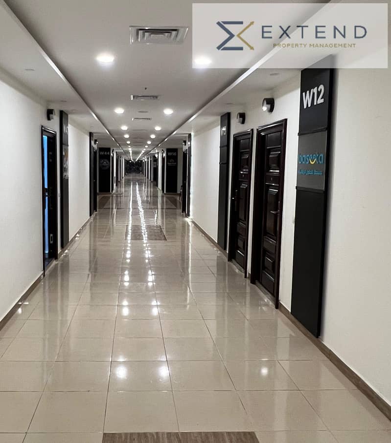 Office for rent inside a commercial mall in front of the University of Culture and Science and on the central axis in 6th of October City in a prime location. - Widok 6