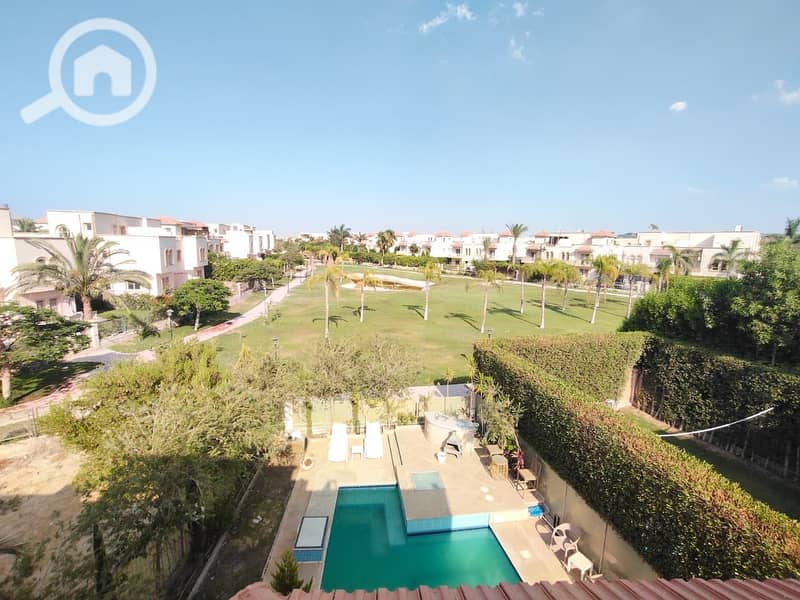 Twin house villa for rent in Greens compound, semi-furnished at a special price. - Ansicht 2