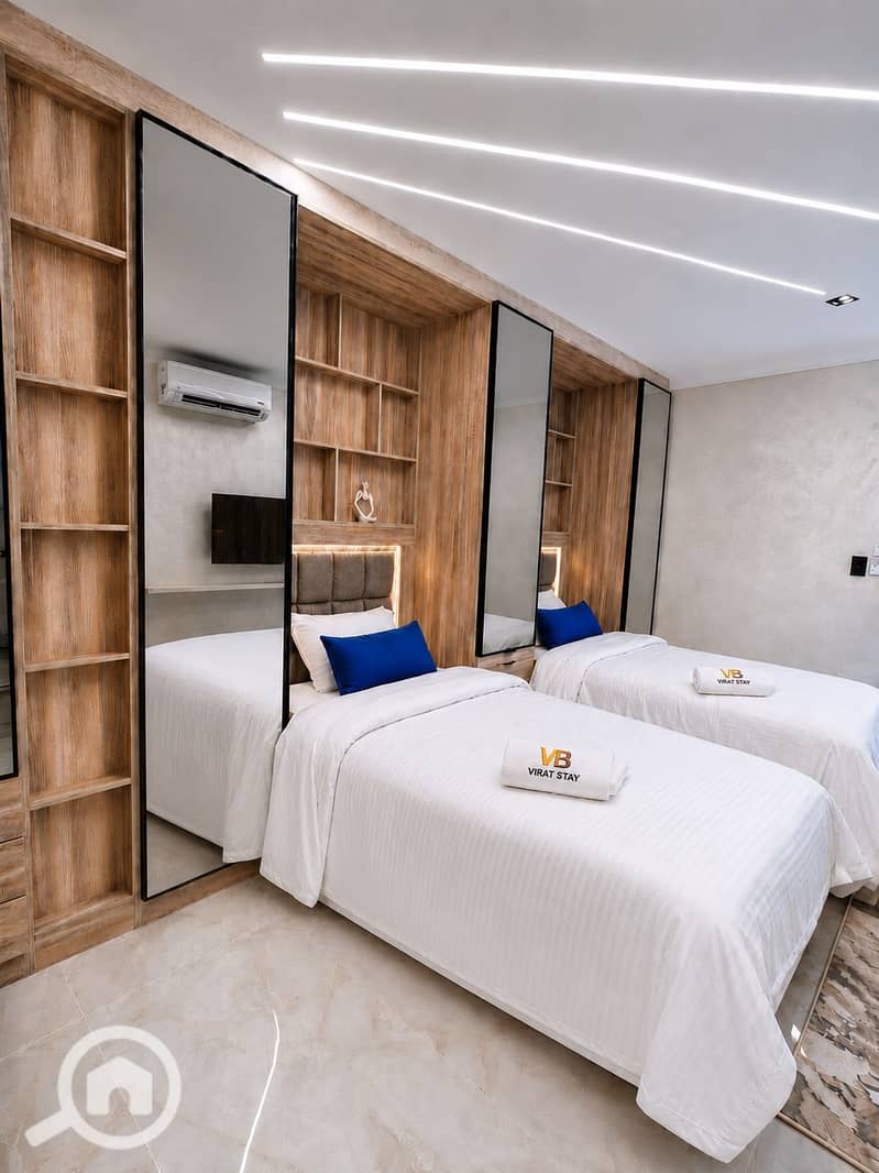 8 El mohandseen double bed view . PNG