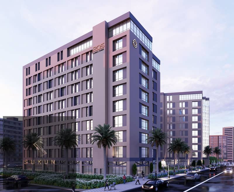 205 arkan palm elsheikh zayed double view mehwar 26 and elbostan office for rent by amazing location you can start your company now just call me - Vista 4