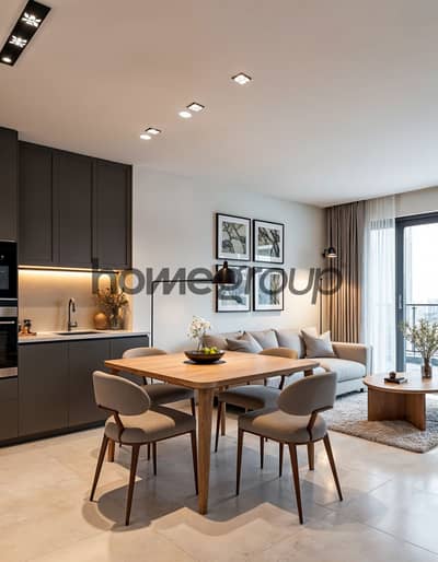 3 Bedroom Apartment for Sale in New Cairo, Cairo - modern-apartment-interior-design-dining-living-room-with-open-kitchen. jpg 3 Bedroom Apartment for Sale in New Cairo, Cairo - modern-apartment-interior-design-dining-living-room-with-open-kitchen. jpg