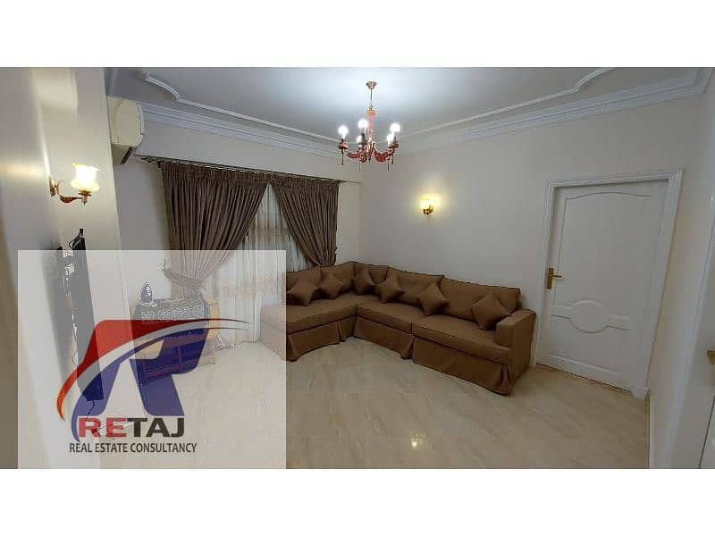 240 sq m apartment, first floor, furnished, suitable for families and long-term rentals. Near Al-Siraj Mall, end of Makram Ebeid Street. – pohled 6