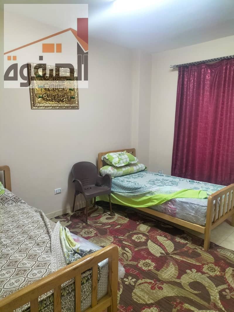 For rent: furnished apartment in Zahraa El Maadi, two bedrooms, reception, and a bathroom. Lower Al-Ma'arij area, quiet location and near 50 Mall Zahraa El Maadi. - Bild 3