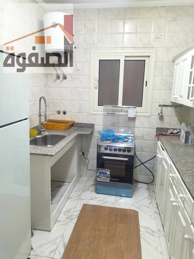For rent: furnished apartment in Zahraa El Maadi, two bedrooms, reception, and a bathroom. Lower Al-Ma'arij area, quiet location and near 50 Mall Zahraa El Maadi. - Bild 5