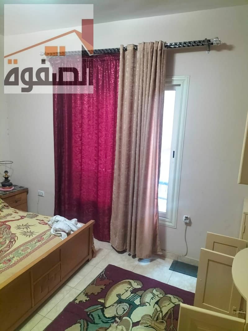 For rent: furnished apartment in Zahraa El Maadi, two bedrooms, reception, and a bathroom. Lower Al-Ma'arij area, quiet location and near 50 Mall Zahraa El Maadi. - Bild 6