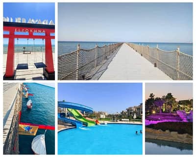 2 Bedroom Chalet for Rent in Ain Sukhna, Suez - شاليه ببلو باي اسيا