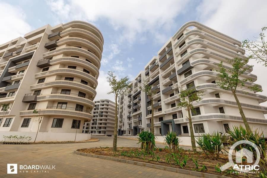 Receive a fully finished apartment with a 50% discount on cash near the Diplomatic District and Mohamed Bin Zayed Axis in the Administrative Capital. - Altro