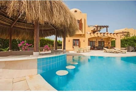 4 Bedroom Villa for Rent in Gouna, Red Sea - Authentic Nubian Villa in West Golf El gouna فيلا ايجار في الجونه